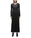 Helmut Lang Mehrlagiges Maxikleid Aus Cupro In Black