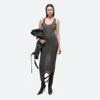 Helmut Lang Double-layered Tank Top In Graphite