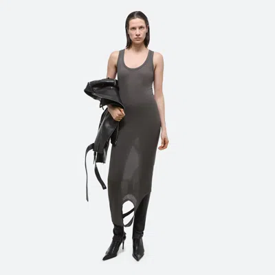 Helmut Lang Double Layer Tank In Brown