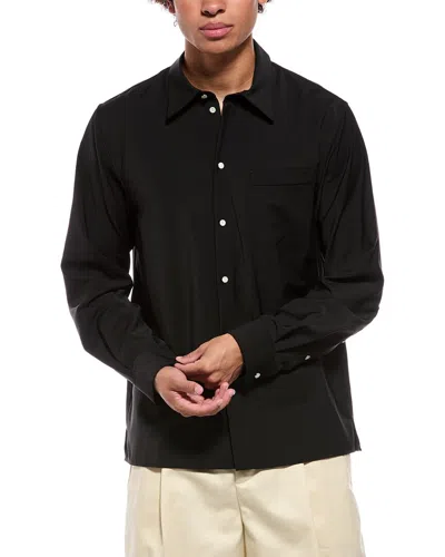 Helmut Lang Double Layer Waffle T-shirt In Black