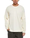 Helmut Lang Double Layer Waffle T-shirt In White