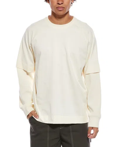Helmut Lang Double Layer Waffle T-shirt In Animal Print