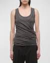 HELMUT LANG DOUBLE-LAYERED TANK TOP