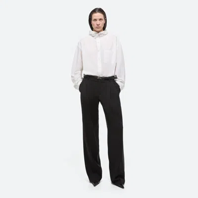 Helmut Lang Double Pleated Pants In Black