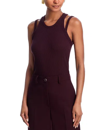 HELMUT LANG DOUBLE STRAP RACERBACK TANK