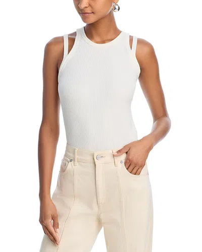 HELMUT LANG DOUBLE STRAP RACERBACK TANK