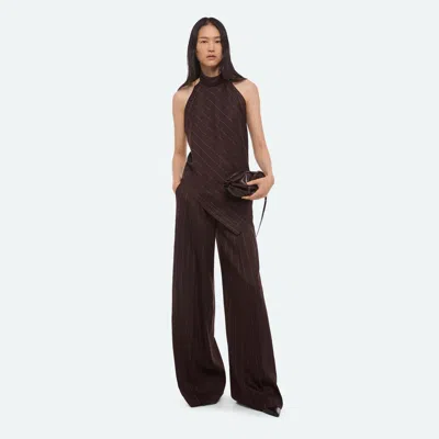 Helmut Lang Double-pleated Wide Trouser In Multi