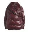 Helmut Lang Apex Cocoon Jacket In Burgundy