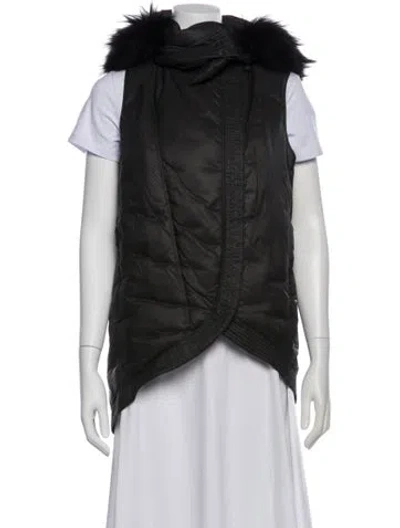 Pre-owned Helmut Lang Down Coat In Gray