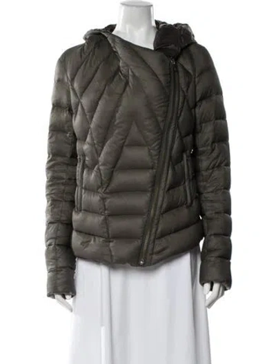 Pre-owned Helmut Lang Down Jacket In Green