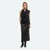 Helmut Lang Draped Cowl Top In Black