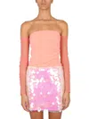 Helmut Lang Sheer Off-the-shoulder Top