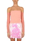 Helmut Lang Sheer Off-the-shoulder Top