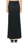 Helmut Lang Stretch-jersey Maxi Skirt In Black