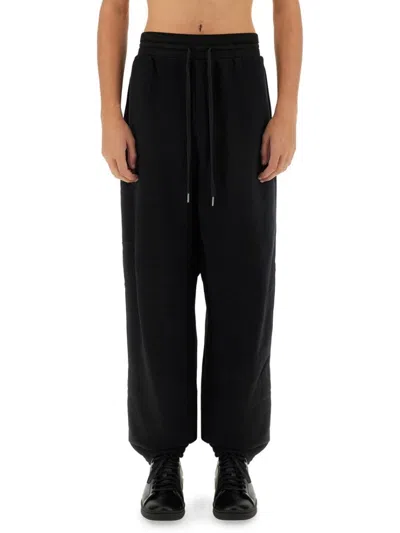 HELMUT LANG DRAWSTRING WAIST PANTS WITH RELAXED FIT