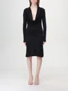 Helmut Lang Liquid Jersey Cowl-neck Dress In Schwarz