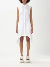 Helmut Lang Bustier Shirt Mini Dress In White