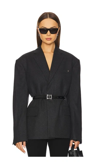Helmut Lang Driver Blazer In Grey
