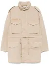 Helmut Lang Convertible Field Jacket In Brown