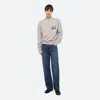 Helmut Lang Dumbo Postcard Crewneck In Grey