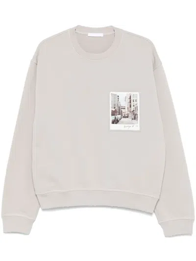 Helmut Lang Dumbo-postcard Sweatshirt In White