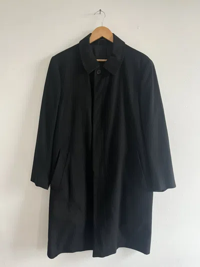 Pre-owned Helmut Lang Early 00's Macintosh Coat In Black