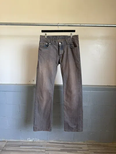 Pre-owned Helmut Lang Early 2000's Bootcut Jeans In Brown