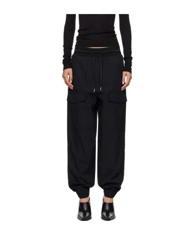 HELMUT LANG TAPERED CARGO TROUSERS