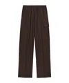 Helmut Lang Relaxed Pull-on Cargo Trousers In Brown