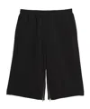 Helmut Lang Elastic Waist Shorts In Black