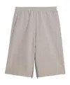 Helmut Lang Elastic Waist Shorts In Nude