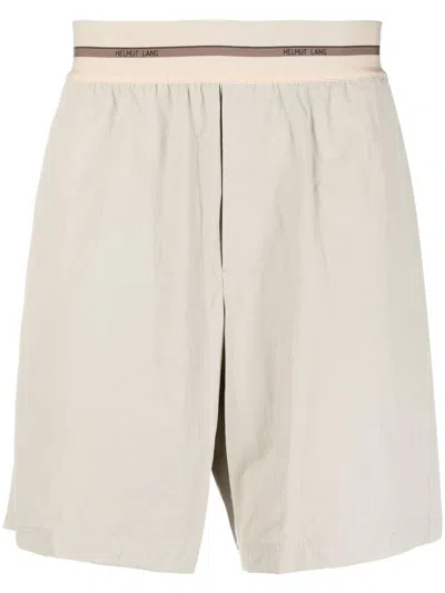 HELMUT LANG ELASTICATED COTTON SHORTS