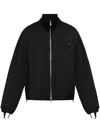 Helmut Lang Men's Wool Full-zip Bomber Jacket In Black