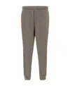 Helmut Lang Elasticated-waist Cotton Track Pants In Gray