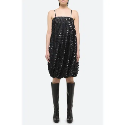 Helmut Lang Embellished Sleeveless Bubble Dress In Multi