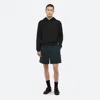 Helmut Lang Embossed Logo Hoodie In Black