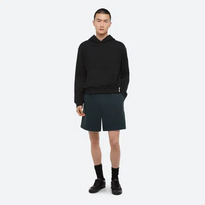 Helmut Lang Embossed Logo Hoodie In Black