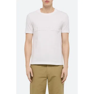 Helmut Lang Embossed Logo T-shirt In White