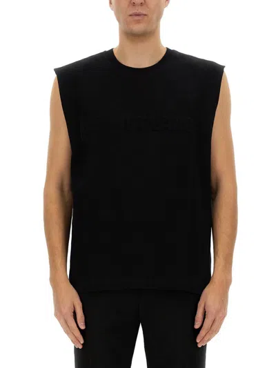 HELMUT LANG HELMUT LANG EMBOSSED LOGO TANK TOP