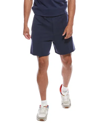 Helmut Lang Embossed Short In Blue