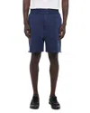 Helmut Lang Embossed Logo Shorts In Indigo