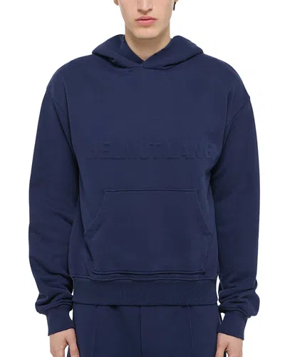 HELMUT LANG EMBOSSED STUDIO HOODIE