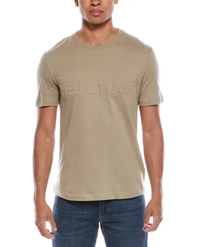 Helmut Lang Embossed T-shirt In Neutral