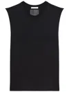Helmut Lang Embossed Logo Tank Top In Black