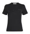 HELMUT LANG EMBROIDERED LOGO T-SHIRT