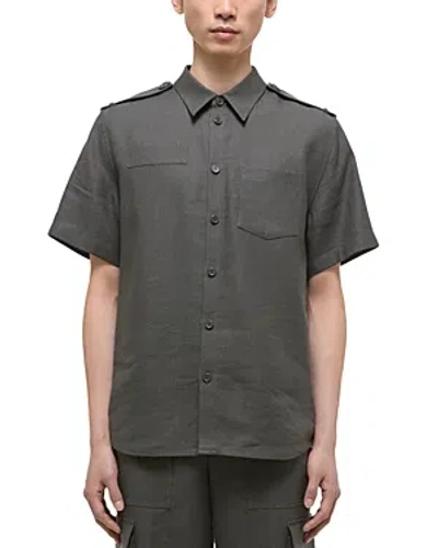 Helmut Lang Epaulette Shirt In Gray