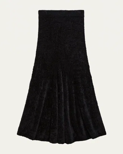 HELMUT LANG EYELASH KNIT MAXI SKIRT