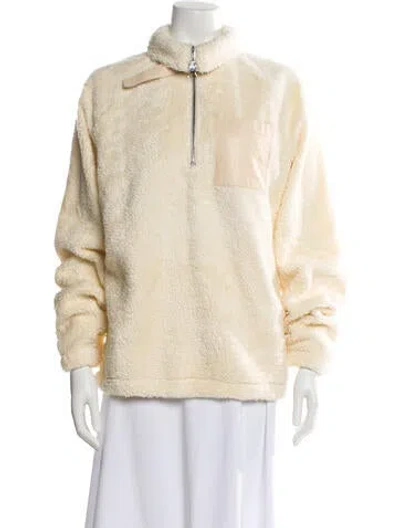 Pre-owned Helmut Lang Faux Fur Jacket In Neutral