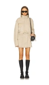 Helmut Lang Convertible Field Jacket In Desert Sand