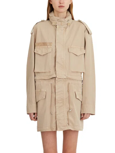 Helmut Lang Field Front-pockets Jacket In Neutral